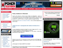 Tablet Screenshot of poker-television.es